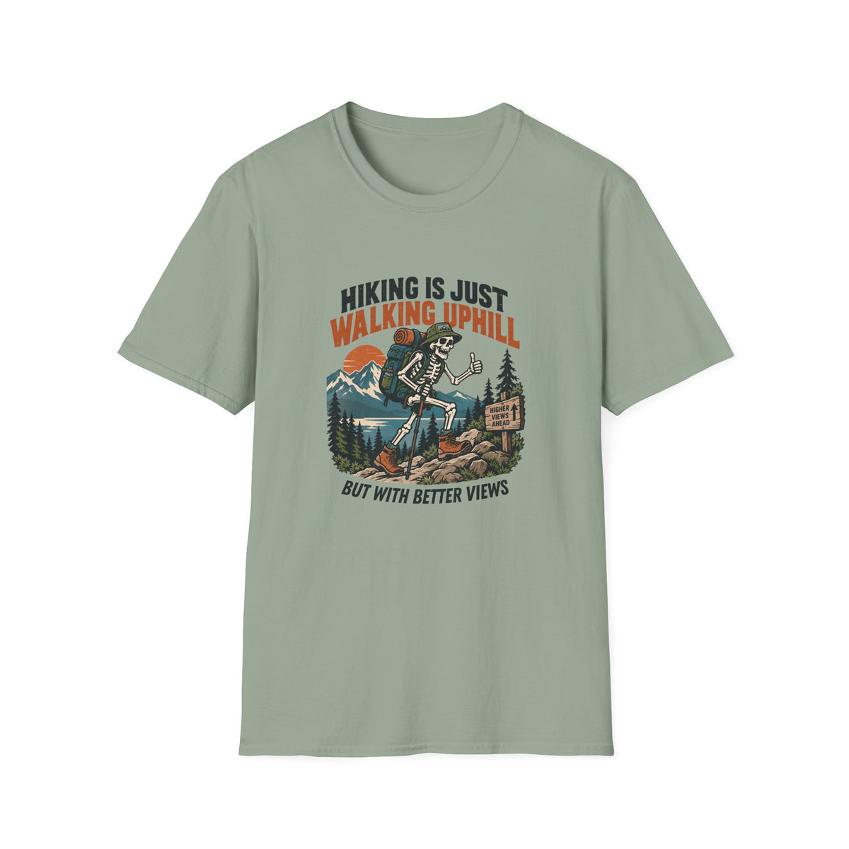Walking Uphill T-Shirt