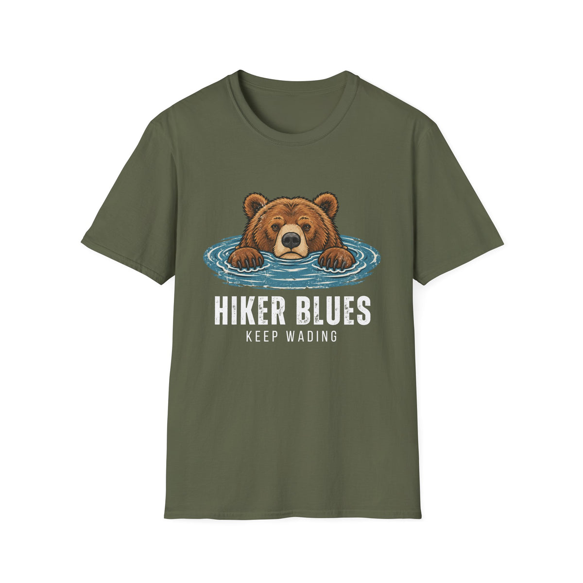 Bear Hiker Blues T-Shirt