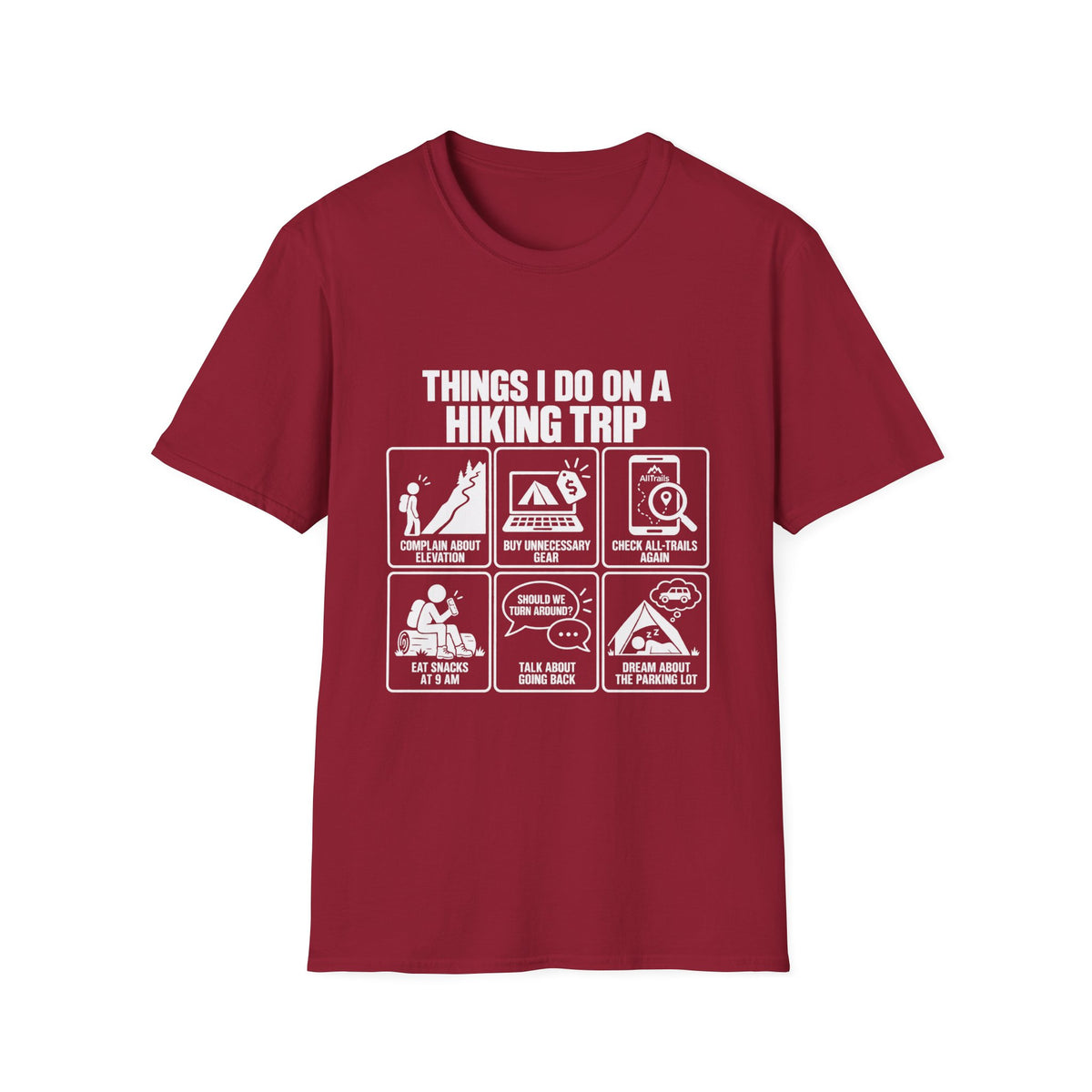 Hiking Trip Routine T-Shirt