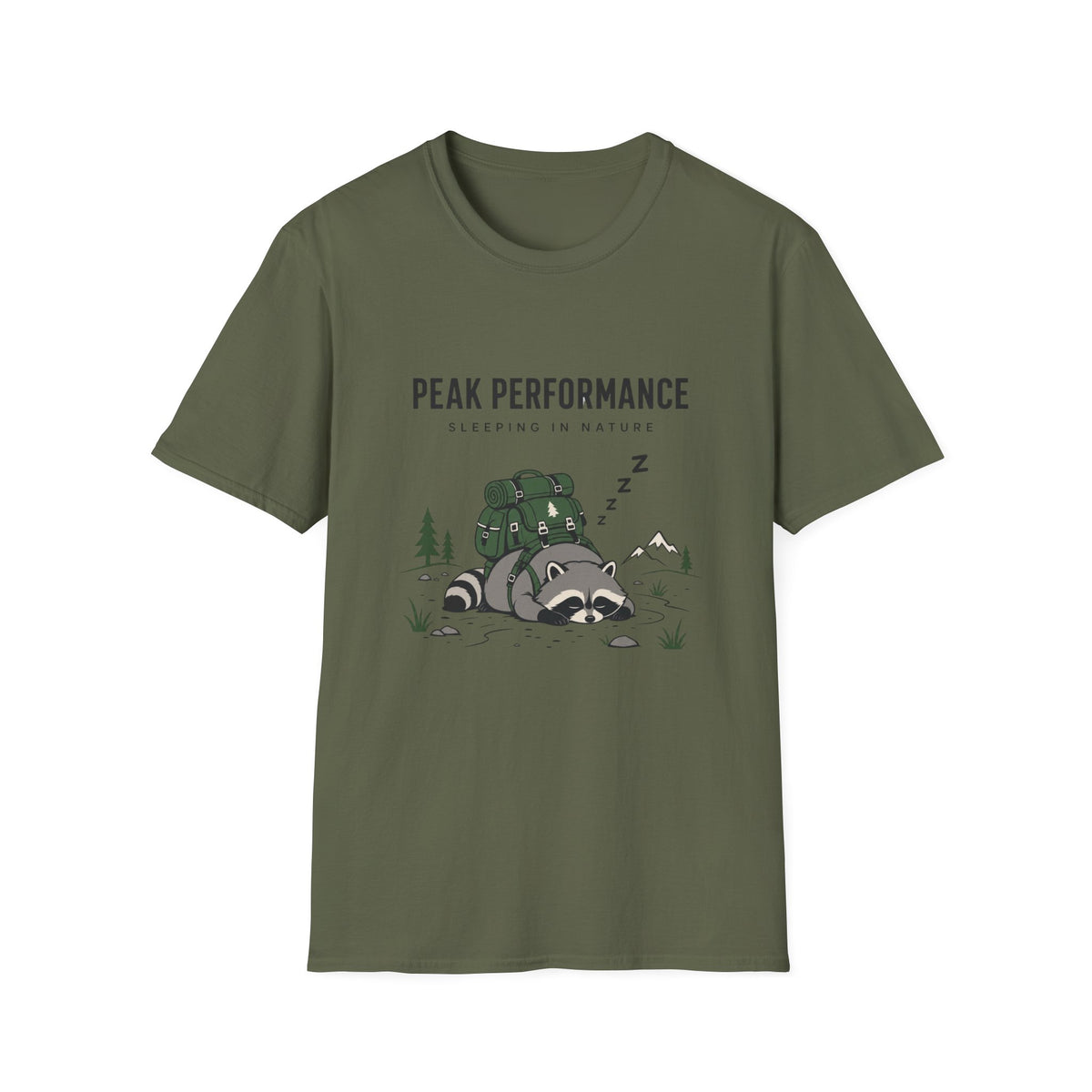 Sleeping Raccoon T-Shirt