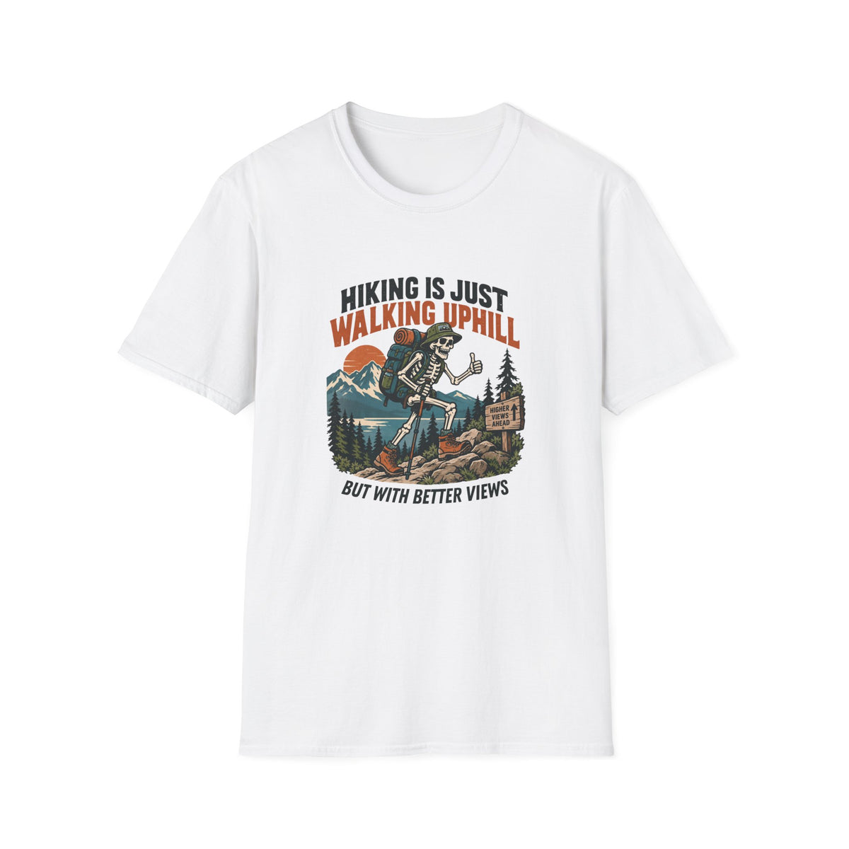 Walking Uphill T-Shirt