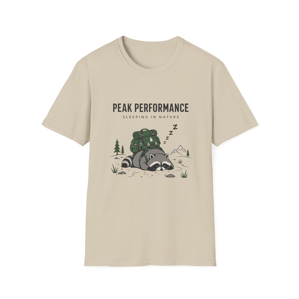 Sleeping Raccoon T-Shirt