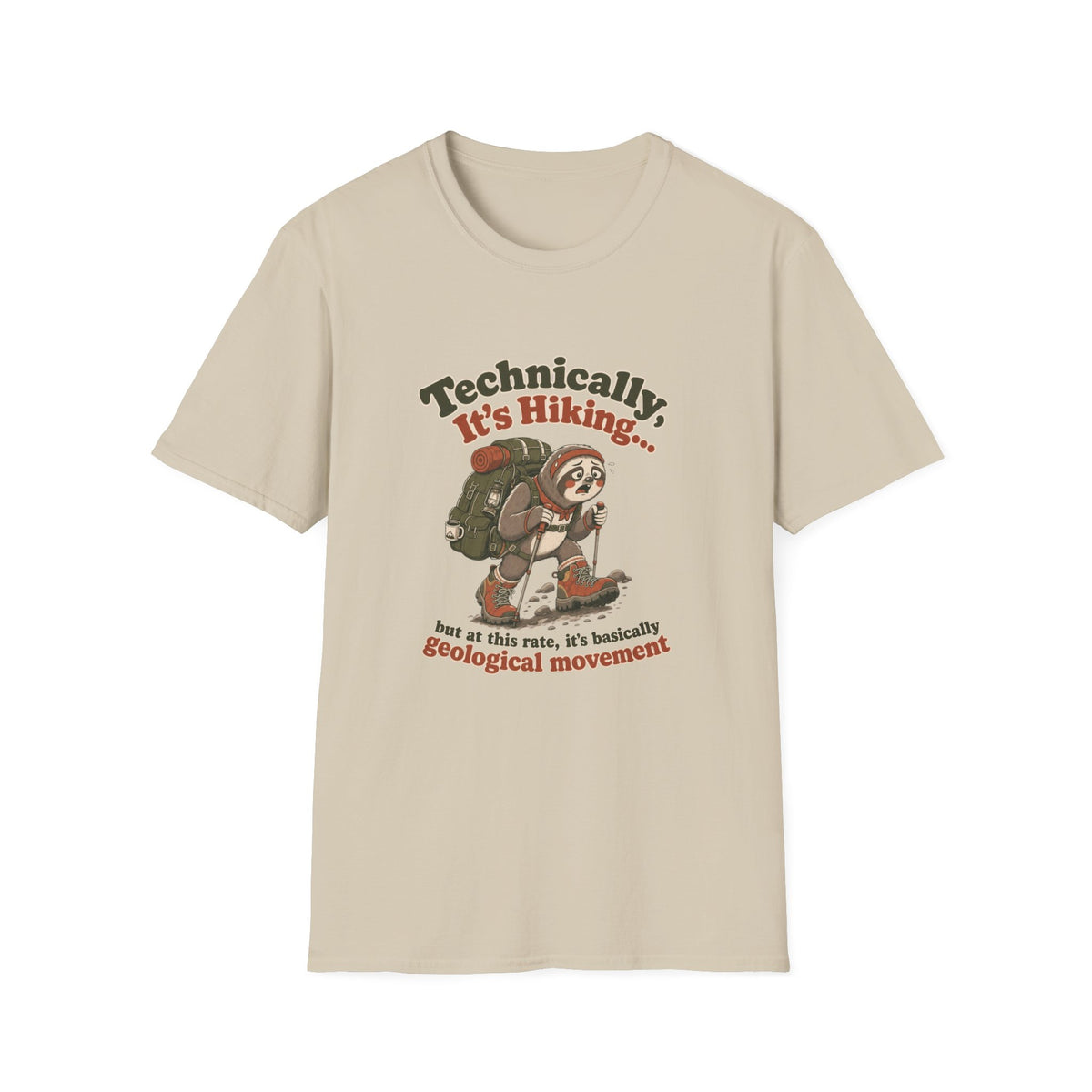 Geological Pace Sloth T-Shirt
