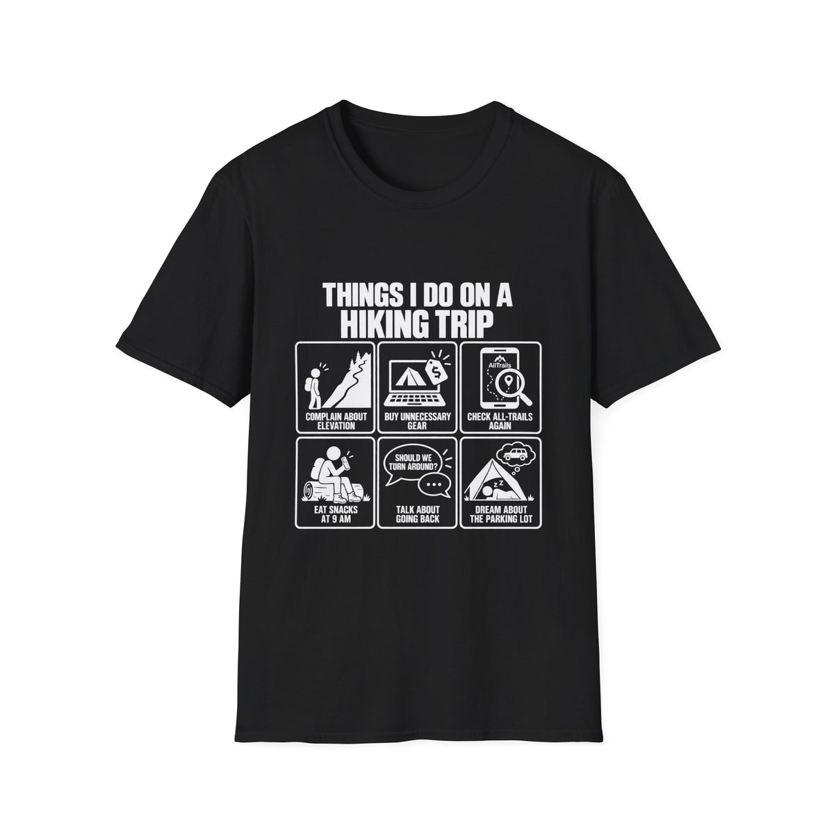 Hiking Trip Routine T-Shirt