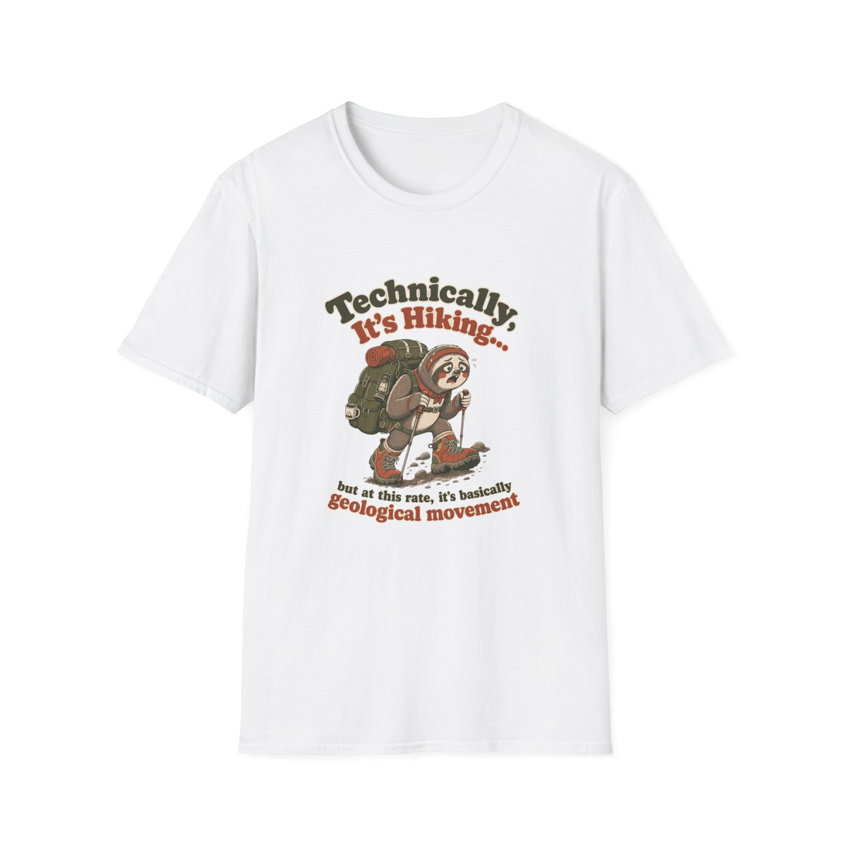 Geological Pace Sloth T-Shirt