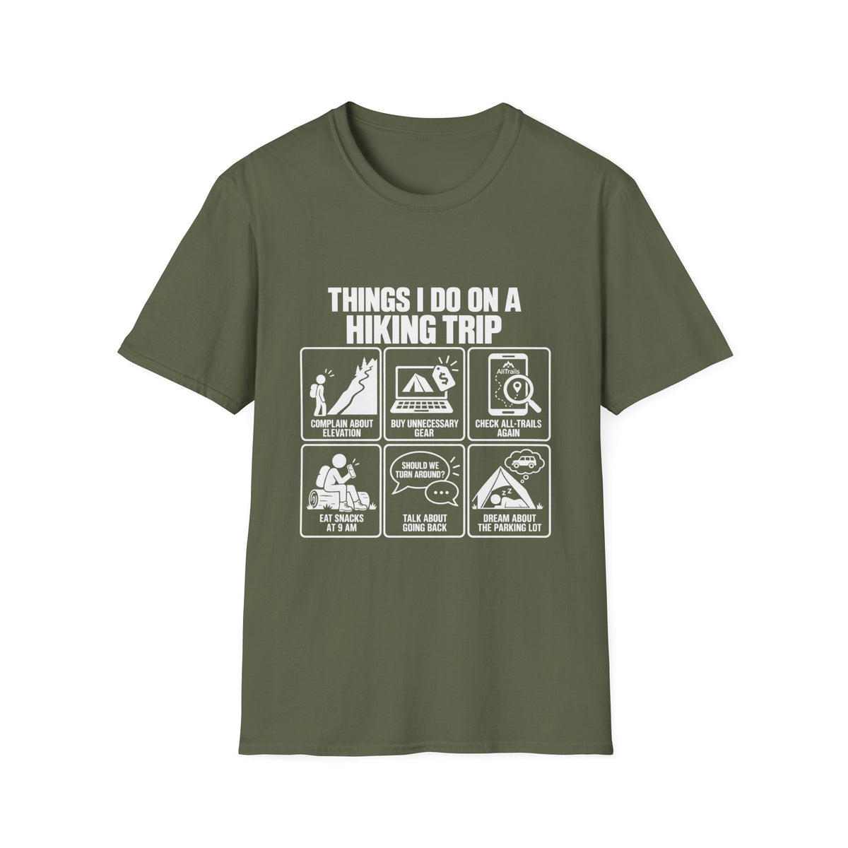 Hiking Trip Routine T-Shirt