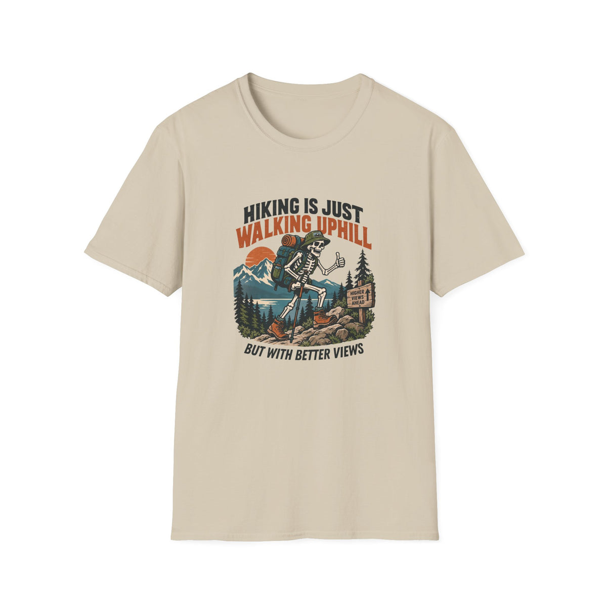 Walking Uphill T-Shirt